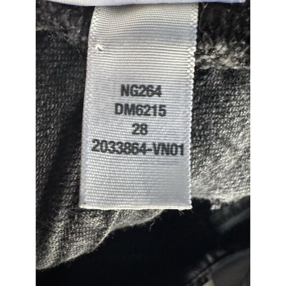 MADEWELL Women's Sz 28 Balloon Black Biscayne Wash Raw-Hem Denim Jeans - Picture 8 of 11